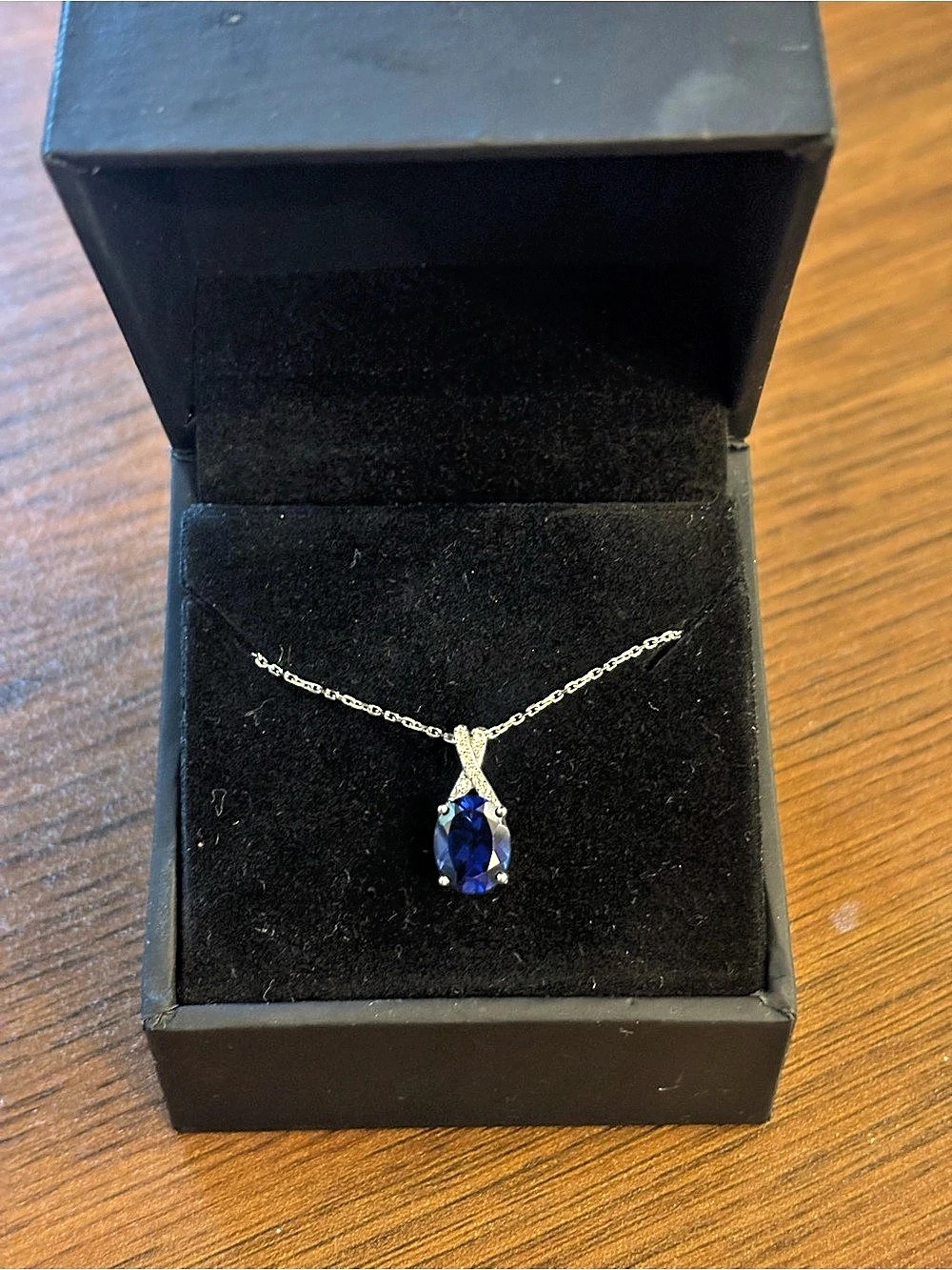 KAY Jewelers | Sapphire Pendant Necklace - Like New